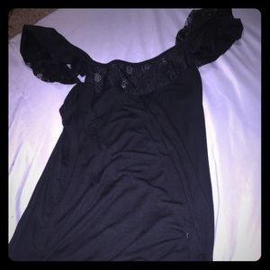 black charlotte russe shirt